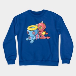 Angel & Devil Plushie | Halloween Crewneck Sweatshirt